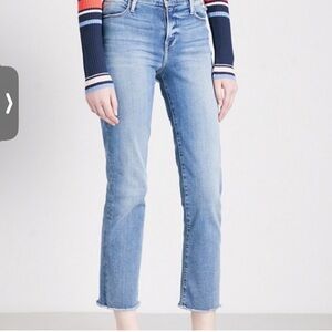 Frame Denim Blue Ankle Cropped Jeans